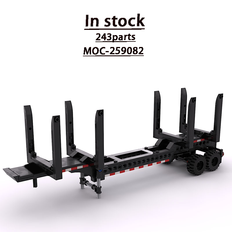 Urban Farming Is - MOC-259082 都市農場農業伐採トレーラービルディングブロックモデル 243 パーツ男の子子供の誕生日ビルディングブロックおもちゃギフト