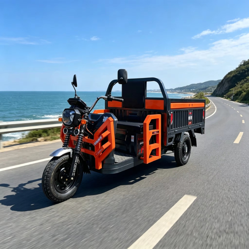 オープンボディ電動カーゴ三輪車 1000W 60V 58Ah - Urban Farming Is のレビューと価格