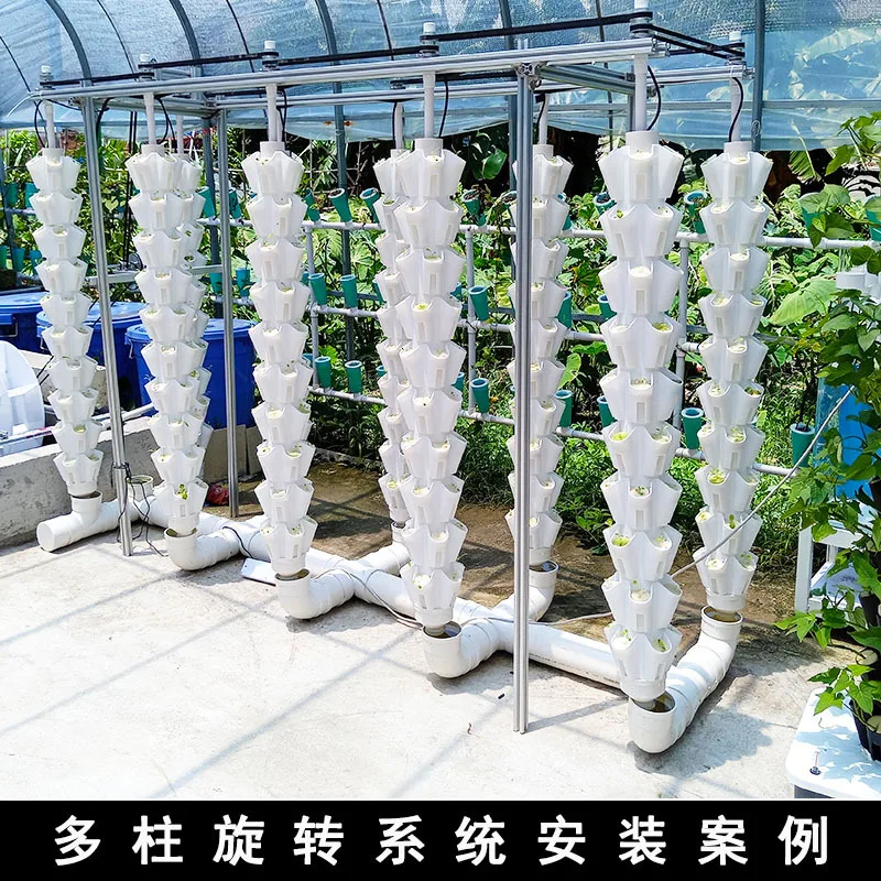 垂直水耕栽培タワー、バルコニー土壌不要栽培プランター、雨水シ - Hydroponic Tower Planter のレビューと価格
