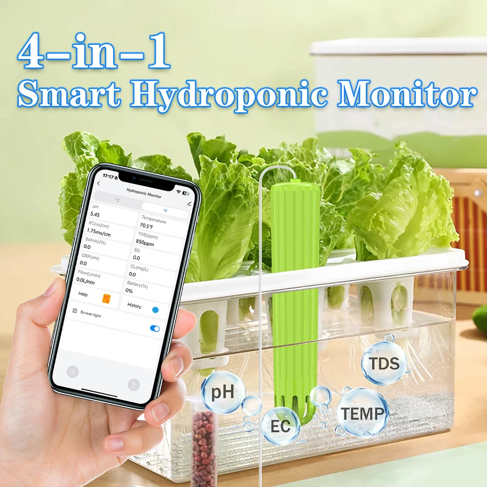 Kactoily 4-in-1 WiFiセンサー都市農業キッ - Urban Farming Indoor のレビューと価格
