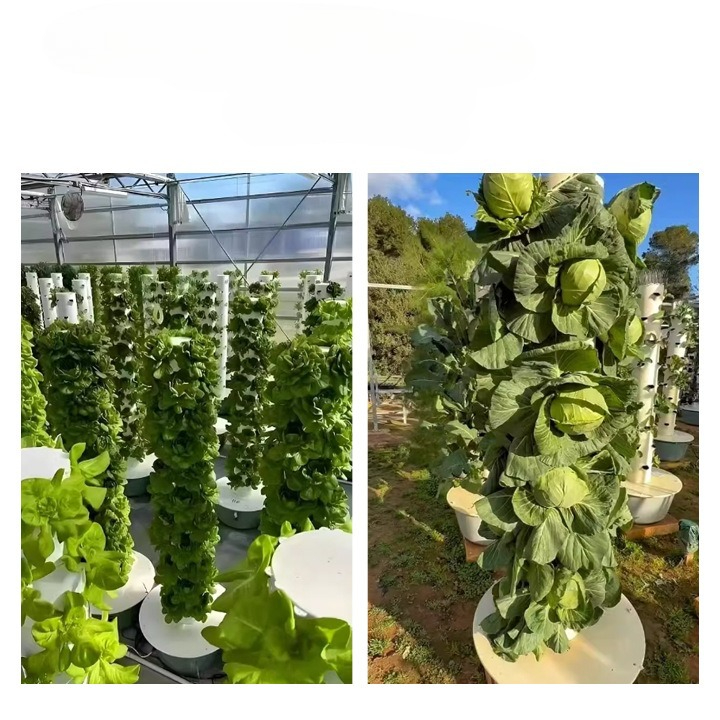 LED育成ライト付き水耕栽培タワー 垂直無土壌栽培装置 水耕 - Hydroponic Tower Planter のレビューと価格