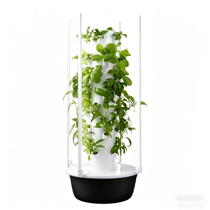 スペースツリー垂直水耕栽培タワー スマート野菜プランター 室 - Hydroponic Tower Planter のレビューと価格